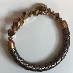 Alex and Ani Leather Bracelet
